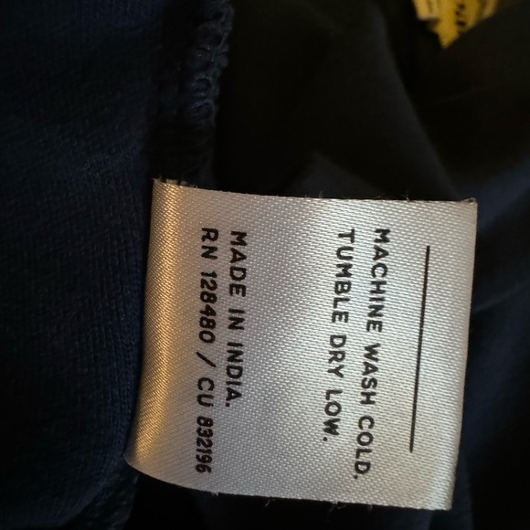 PACT cotton oversized blue unconstructed blazer - Picture 7 of 7